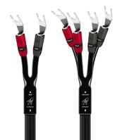 Audioquest Rocket 22 SBW - reproduktorový kabel Single-BiWire, stříbrné vidličky (1)